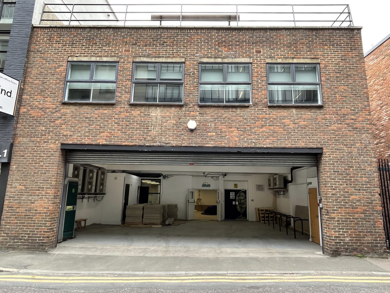 Frontage of a commercial office space in the West End.