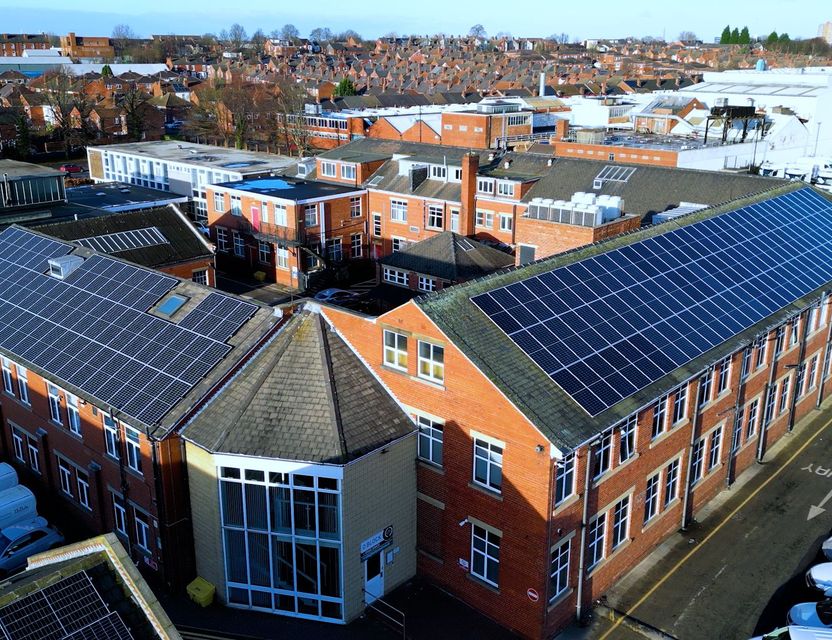 commercial property solar panels